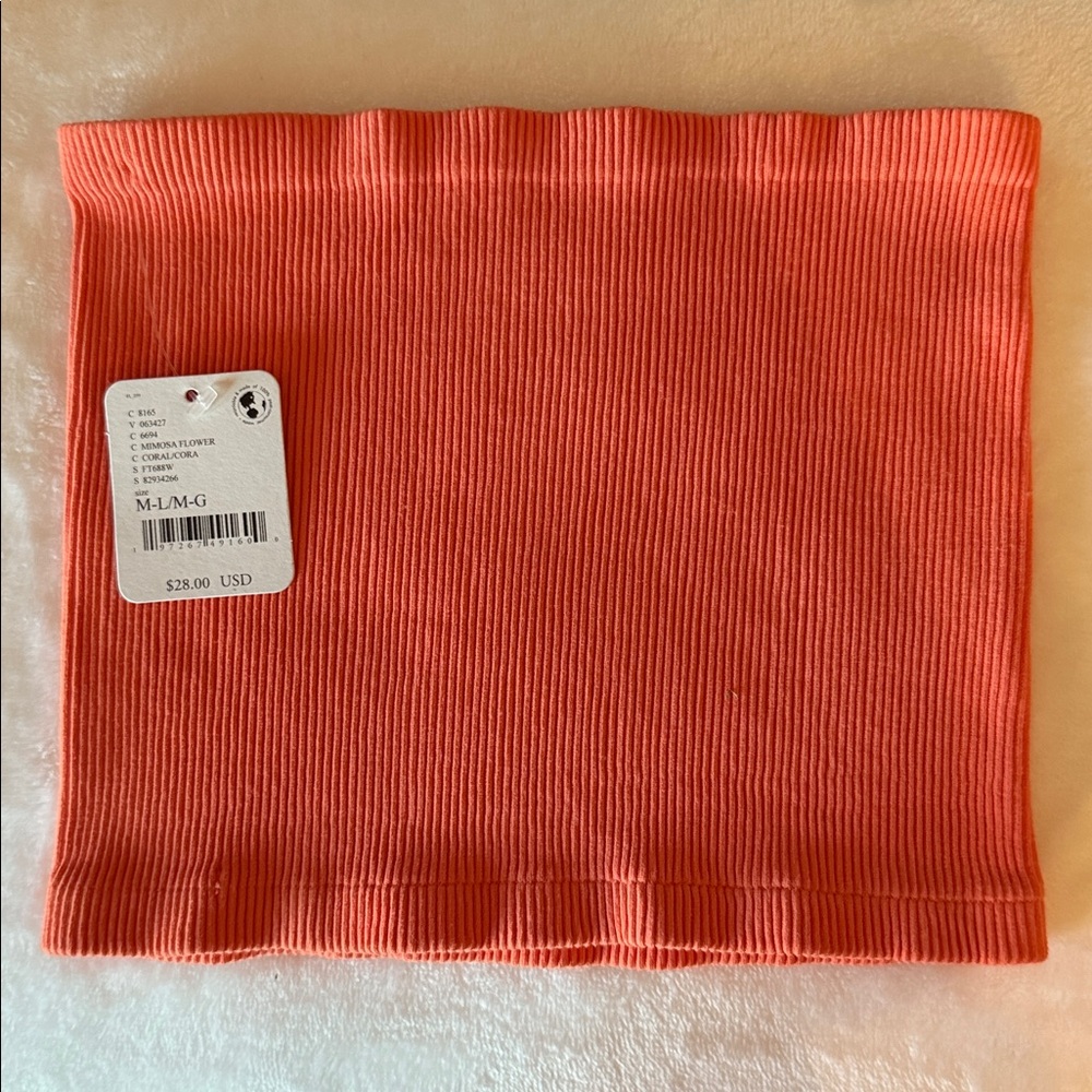 Free People 
Tube top
Color-Mimosa flower
Size M-L